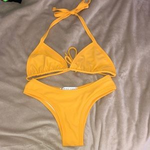 TEA YOU yellow bikini BOTTOMS